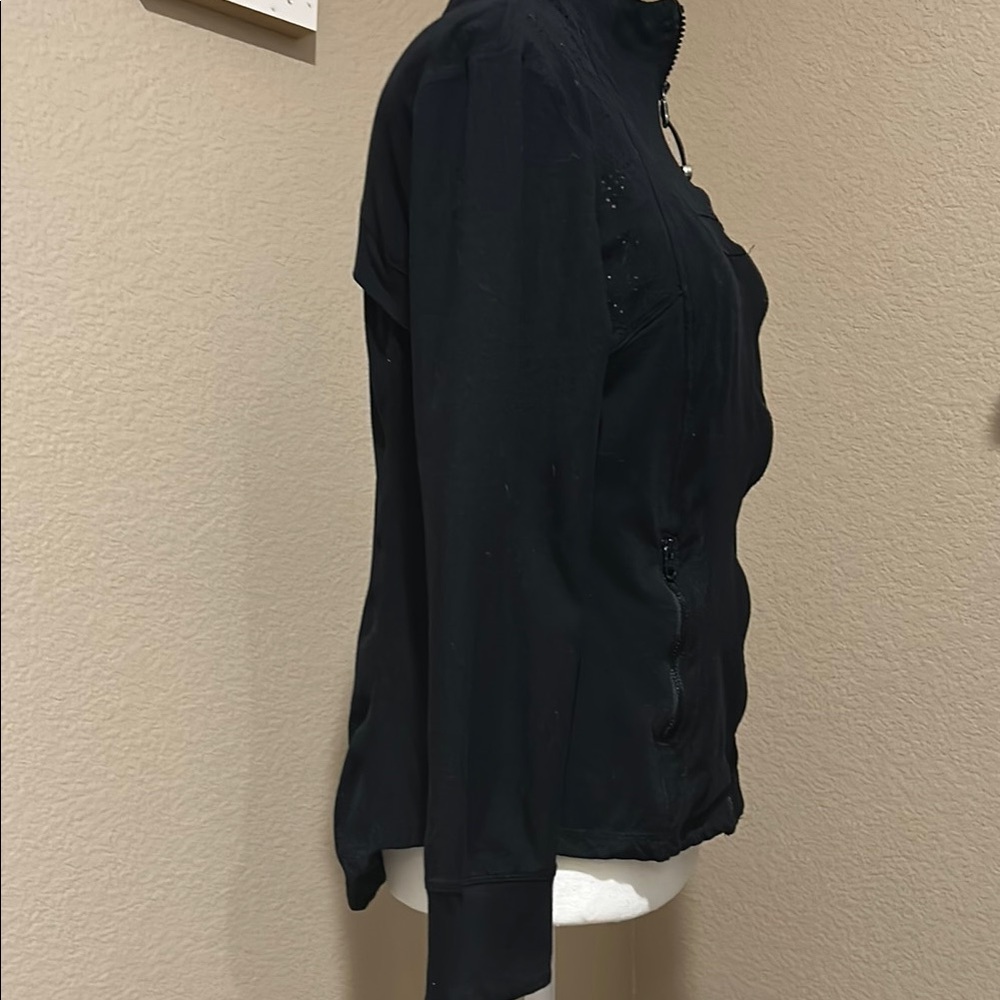 Tangerine Black Ski Jacket Sleek Tailored Design - Picture 9 of 9